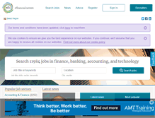 Tablet Screenshot of efinancialcareers-norway.com